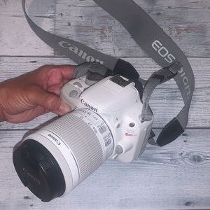 Canon EOS Rebel SL1 Digital Camera (white)